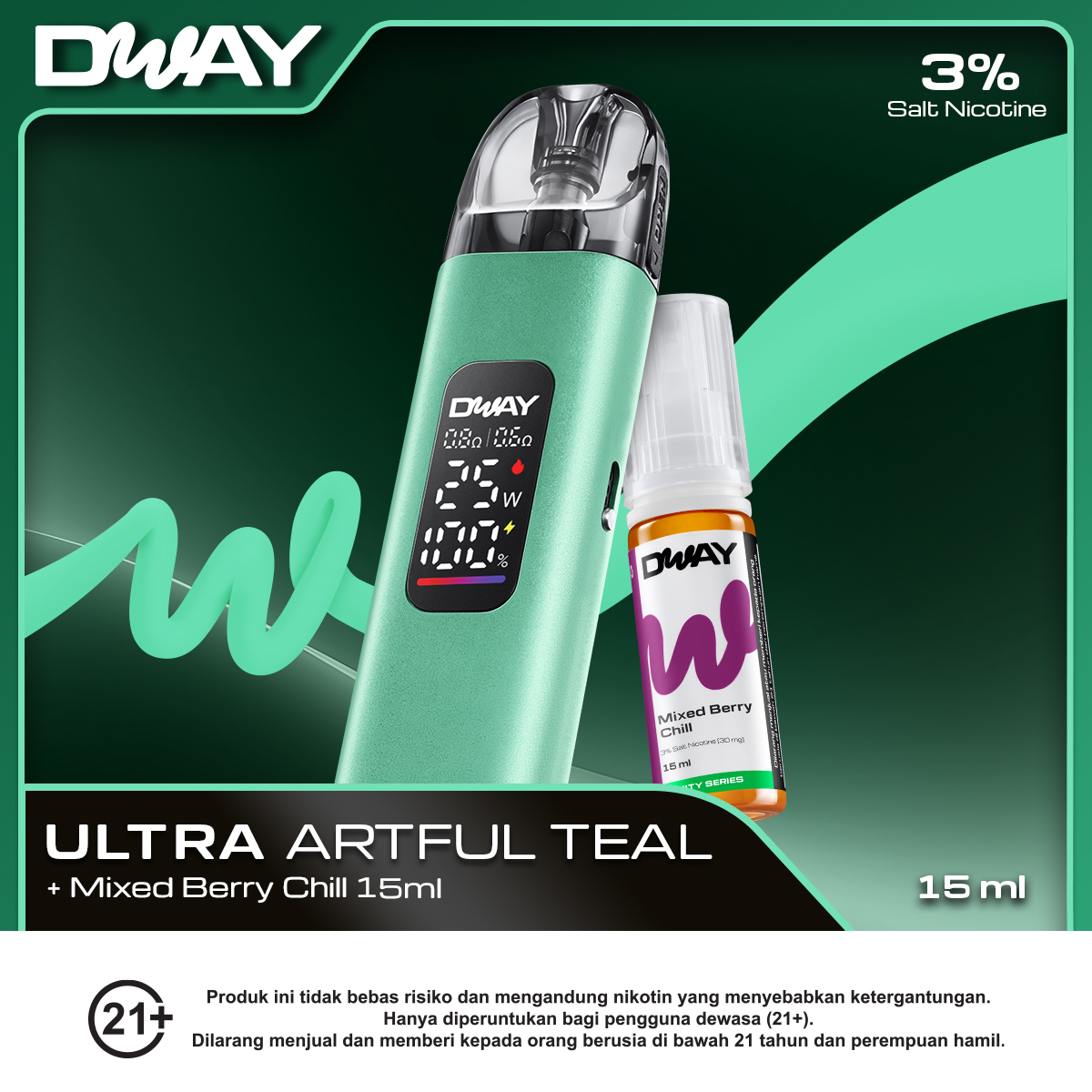 DWAY Ultra Starter Kit Artful Teal