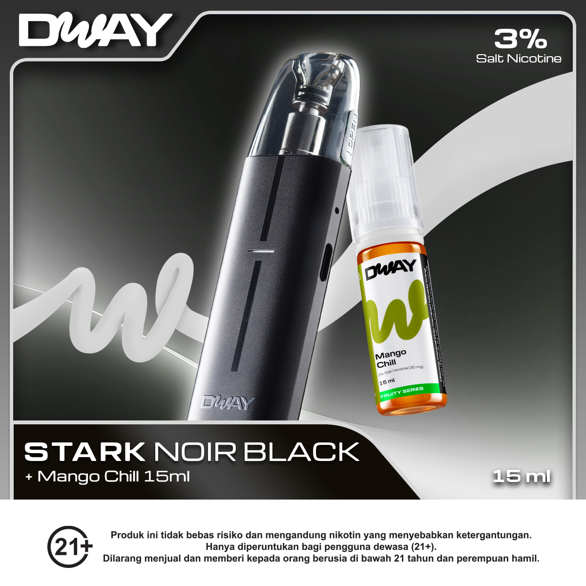 DWAY Stark Starter Kit Noir Black